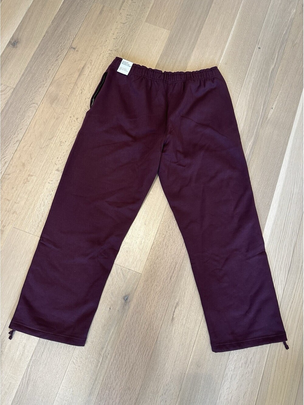 Nike Burgundy Solo Swoosh Track Suit Set Men’s Hoodie L, Crewneck XL & Pants XL - Picture 3 of 8